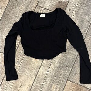 nlt long sleeve cropped shirt